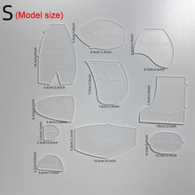 10pcs Memory Bear Template Ruler Set Clothing DIY Craft Kit_15