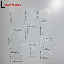 10pcs Memory Bear Template Ruler Set Clothing DIY Craft Kit_17