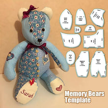 10pcs Memory Bear Template Ruler Set Clothing DIY Craft Kit_1