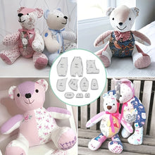 10pcs Memory Bear Template Ruler Set Clothing DIY Craft Kit_6