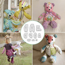 10pcs Memory Bear Template Ruler Set Clothing DIY Craft Kit_8