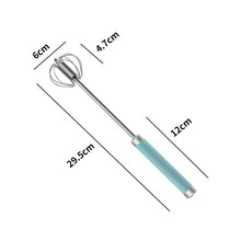 1pcs Portable Stainless Steel Semi-Automatic Rotary Whisk for Home Baking_25