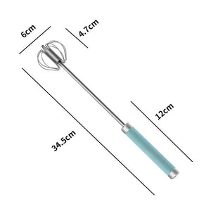 1pcs Portable Stainless Steel Semi-Automatic Rotary Whisk for Home Baking_26