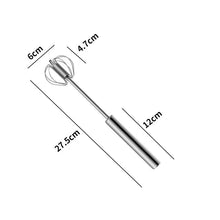 1pcs Portable Stainless Steel Semi-Automatic Rotary Whisk for Home Baking_15