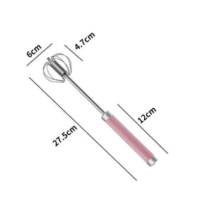 1pcs Portable Stainless Steel Semi-Automatic Rotary Whisk for Home Baking_18