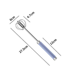 1pcs Portable Stainless Steel Semi-Automatic Rotary Whisk for Home Baking_21
