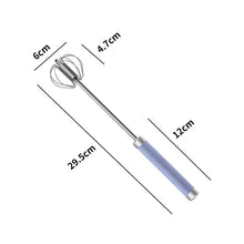 1pcs Portable Stainless Steel Semi-Automatic Rotary Whisk for Home Baking_22