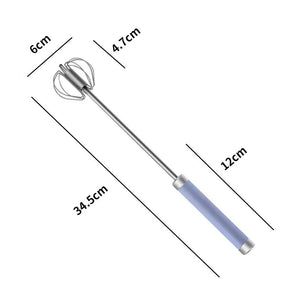 1pcs Portable Stainless Steel Semi-Automatic Rotary Whisk for Home Baking_23