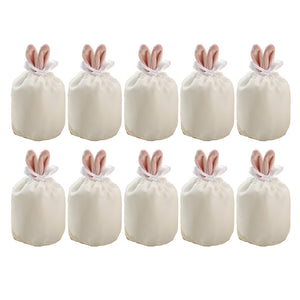 5/10pcs Easter Bunny Rabbit Bags Ears Velvet Bag Gift Box_34