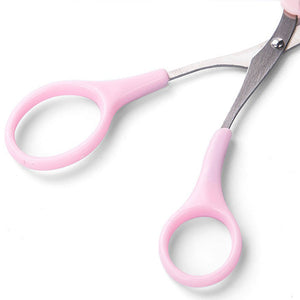 Stainless Steel Eyebrow Trimmer Scissors with Comb Makeup Tool_10