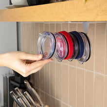 Self-Adhesive Under Cabinet Horizontal Tumbler Lid Organizer_7