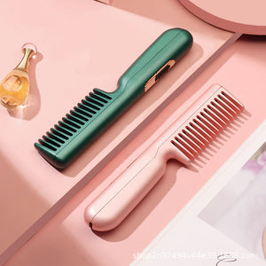 Curling And Straightening Dual-Purpose USB Hair Comb_5