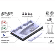 PS5 Dual Controller Cooling Charging Station with LED Light_6