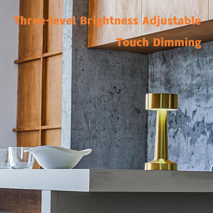 LED Rechargeable Portable Touch Dimmable Cordless Table Lamp - Available in 3 colors and 2 options_11