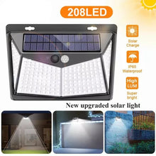 208 LED Solar Powered Motion Sensor Lights