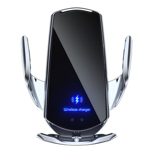 Car Wireless Charger Magnetic USB Infrared Sensor Phone Holder