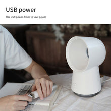 LED Bladeless Cooling Desktop Fan Mist Humidifier