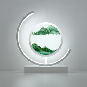 LED 3D Quicksand Table Lamp