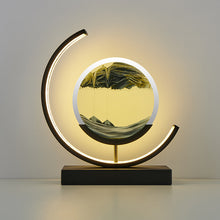 LED 3D Quicksand Table Lamp