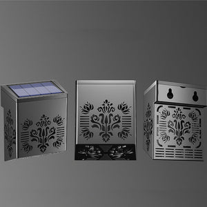 Decorative Solar Fence Wall Light
