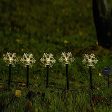 Pack of 5 Solar Powered Outdoor Decorative Stake Lights