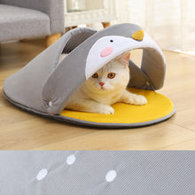 Cartoon Animal Slipper Shape Soft Nest Non-Slip Pet Bed