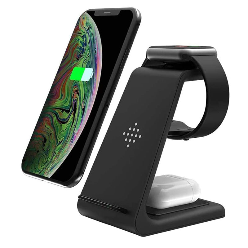 3-in-1 QI Standard Fast Charging Wireless Charging Station