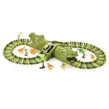 Dinosaur Race Track Car Playset