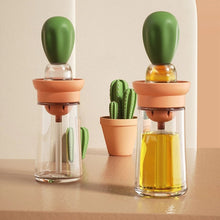 Portable Oil Sauce Bottle with Silicone Brush