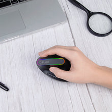 2.4G Wireless Vertical Ergonomic Optical Mouse with Bluetooth Receiver