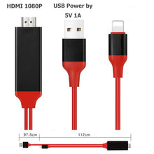 Lightning to HDMI 1080p Adapter Cable for iPhone iPad and iPod