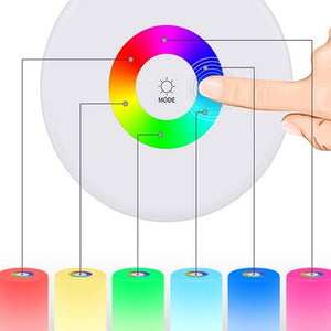 USB Rechargeable Touch Control LED Bedroom Night Lamp