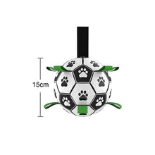 Interactive Training Dog Football Toy with Grab Tabs