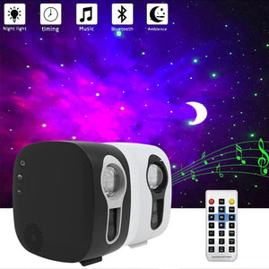 Galaxy Night Light Projector with Bluetooth Speaker and Remote Control