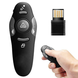 2.4G Wireless Red Laser Presenter Pointer Pen Battery Operated Remote Pointer