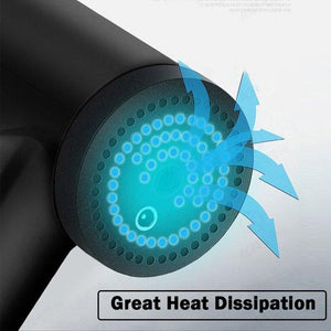 Rechargeable Electric Deep Muscle Tissue Massage Gun with 4 Massage Heads