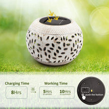 Solar Flickering Flame Tabletop Lantern