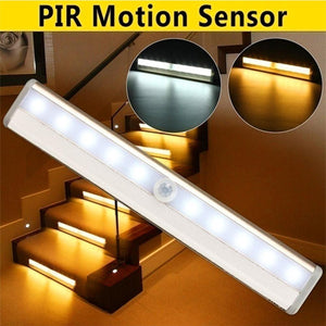 Smart Motion Sensor LED Night Light 6/10 LED Human Body Induction Detector for Home Bed Kitchen Cabinet Wardrobe Wall Lamp