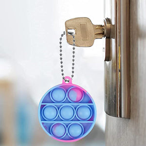 Rainbow Push Bubble Fidget Relax Toy Set - Round