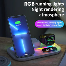 Wireless Fast Charger with Time Display Dock Station