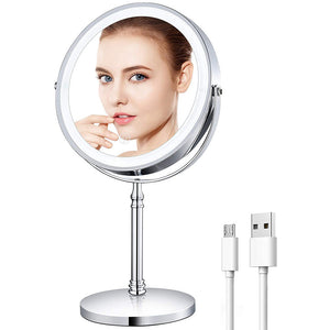 8-inch LED Backlit Makeup Vanity Mirror