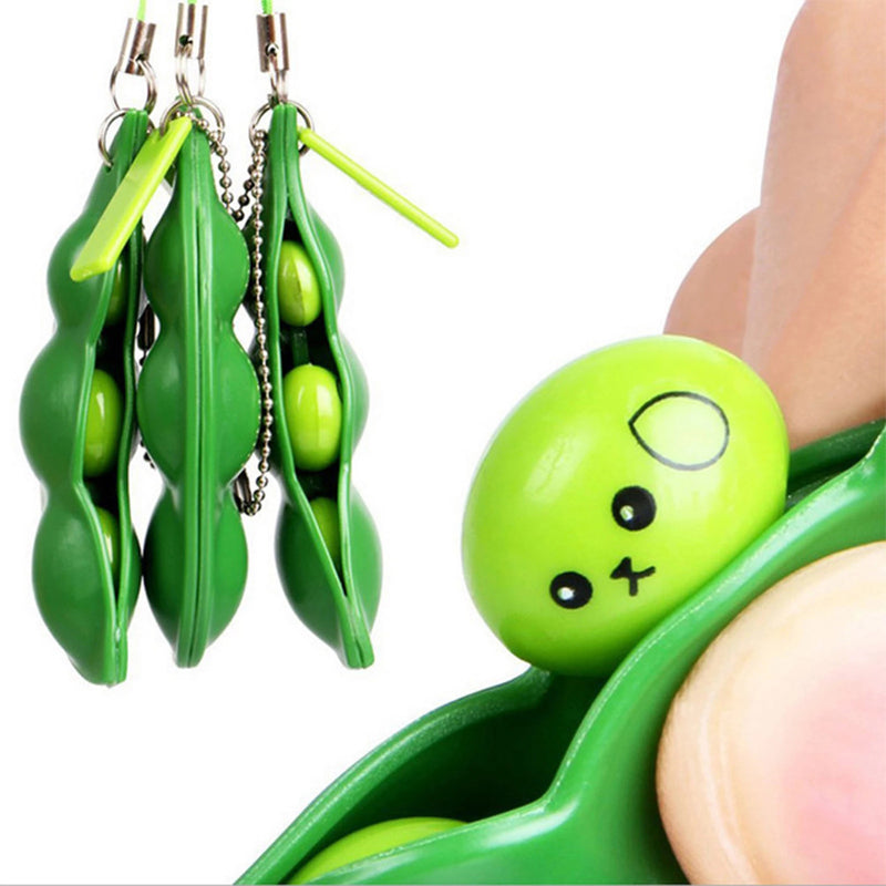 Beans Stress Keychain Toys