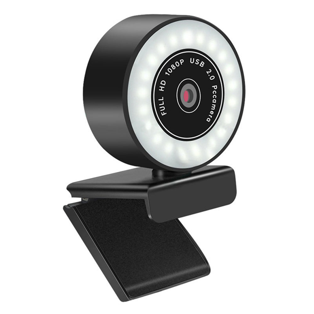 2K HD Fixed Focus USB Webcam with Microphone for Desktop PC Web Camera