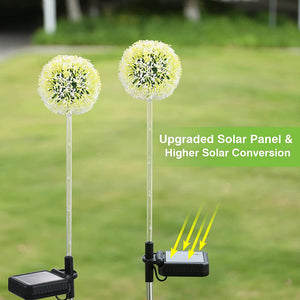 Solar Powered Dandelion Outdoor Garden Light Decoration