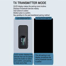 2-in-1 USB BT Transmitter with LCD Display