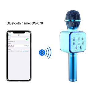 New DS 878 Wireless Bluetooth Microphone with Built-in HIFI Speaker For iPhone and Android