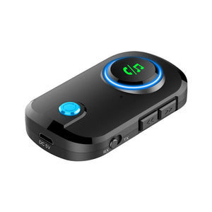 2-in-1 Bluetooth Car Audio Hands-free Call Receiver and Speaker