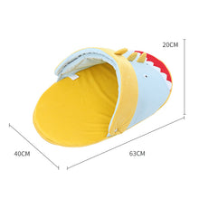 Cartoon Animal Slipper Shape Soft Nest Non-Slip Pet Bed