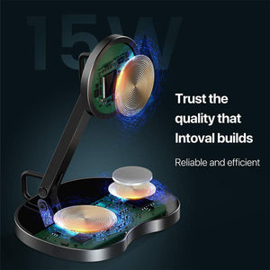3-in-1 Magnetic Wireless Charger Replacement MagSafe Charger