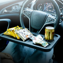 Car Steering Wheel Tray with Cup Holder